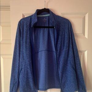 Talbots Blue Zip-Up Jacket